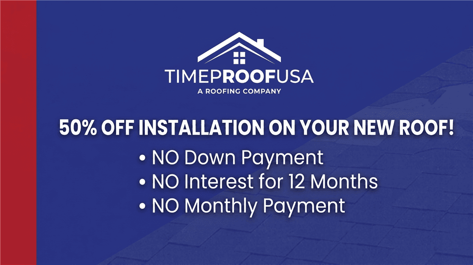NO Money Down, NO Interest, & NO Payments for 12 Months PLUS 50% OFF Installation Image